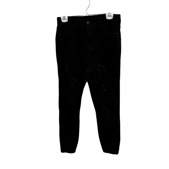 Aeropostale | Black Distressed High Rise  Curvy Jegging | Size 12 - Picture 1 of 5
